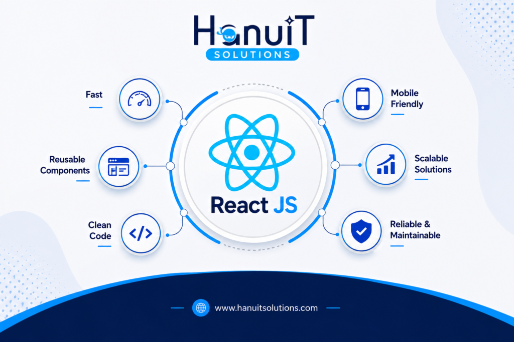 Why React JS Development right for Your Website | HanuiT Solutions, Yamunanagar
